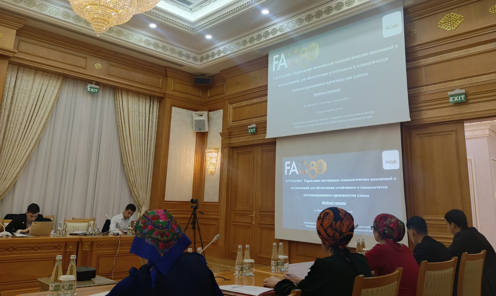 FAO Türkmenistanda täze taslamalary işe girizýär